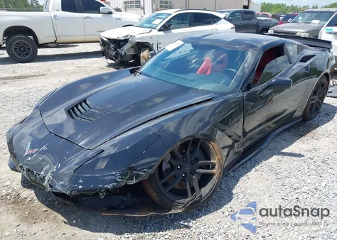 2015 Chevrolet Corvette Stingray Z51 из США, поврежденный, VIN 1G1YH2D79F5125274